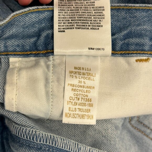 AGOLDE Ellis mid-rise denim Bermuda Short - Picture 5 of 5